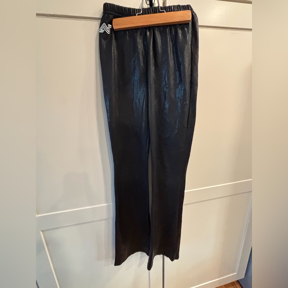 Aloha Factor Black Shiny Dance Pants